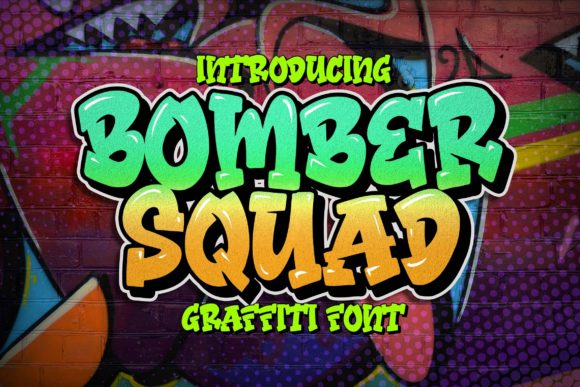 Bomber Squad: A Bold Display Font for Modern Web Design