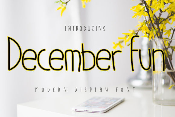 December Fun: A Display Font That Makes Kids’ Campaigns Instantly Recognizable