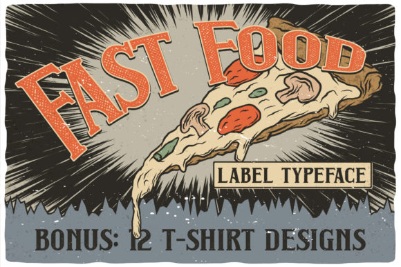 Fast Food Font: A Bold, Vintage Display Typeface for Small Brands