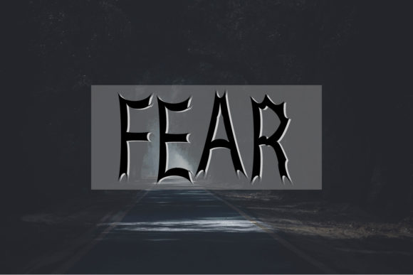 Fear: A Display Font That Commands Attention—Thoughtfully