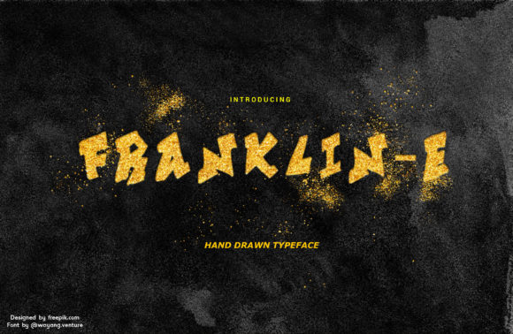 Franklin-E: A Bold Display Font for Handmade Brands