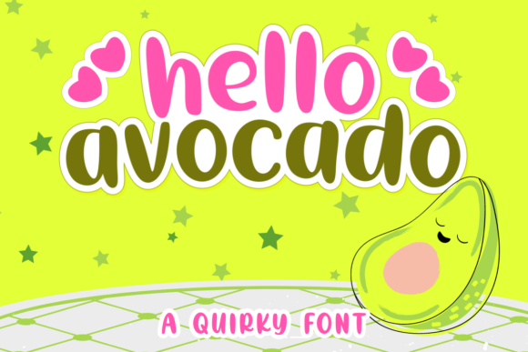 Hello Avocado: A Display Font That Feels Like a Friendly Brand Voice