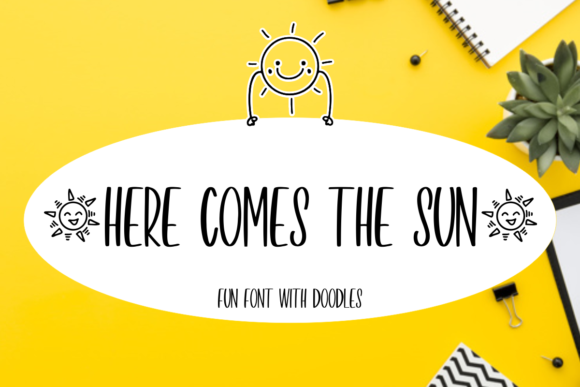 Here Comes the Sun: A Display Font That Makes Your Message Shine
