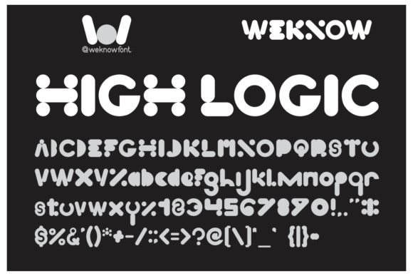 High Logic Font: A Display Typeface for Scroll-Stopping Campaigns