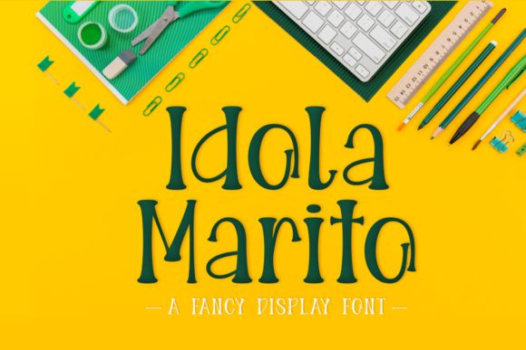 Idola Marito: A Playful Display Font for Editorial Charm