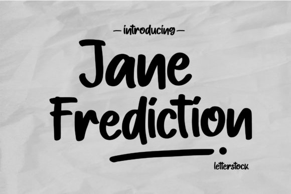 Jane Frediction: A Display Font That Makes Your Brand Feel Intentional