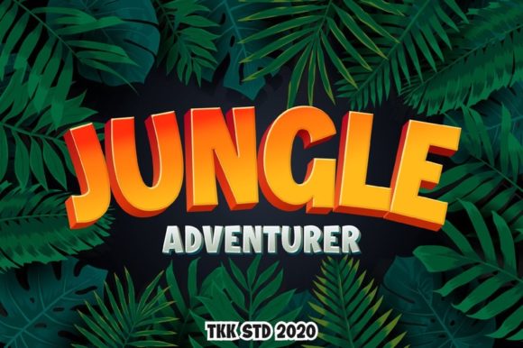 Jungle Adventurer: A Bold Display Font for Handmade Creators