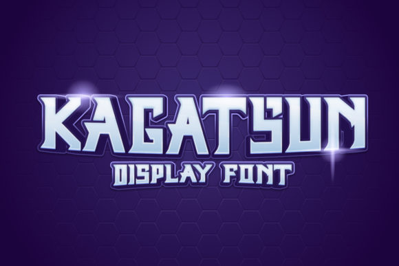 Kagatsun: A Bold Display Font That Anchors Digital Branding