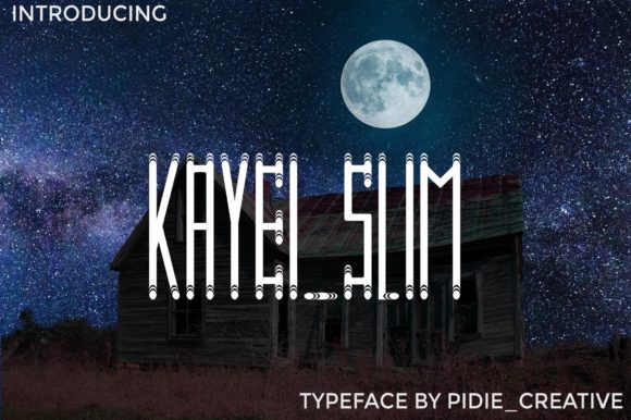 Kayei Slim: A Modern Display Font for Digital Branding