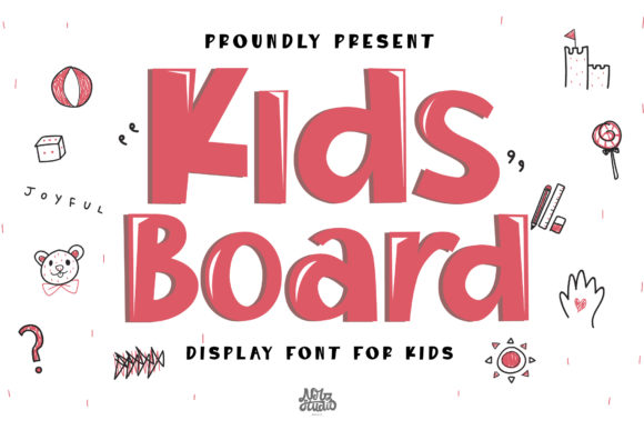 Kids Board: A Playful Display Font for Engaging Kids’ Campaigns