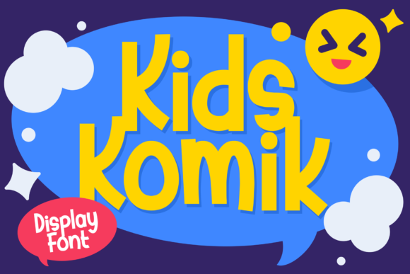Kids Komik: A Playful Display Font for Editorial Charm