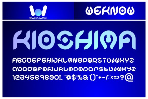Kioshima: A Sci-Fi Display Font That Elevates Real Branding