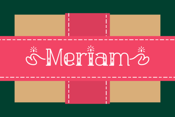 Meriam: A Display Font for Editorial Clarity and Charm
