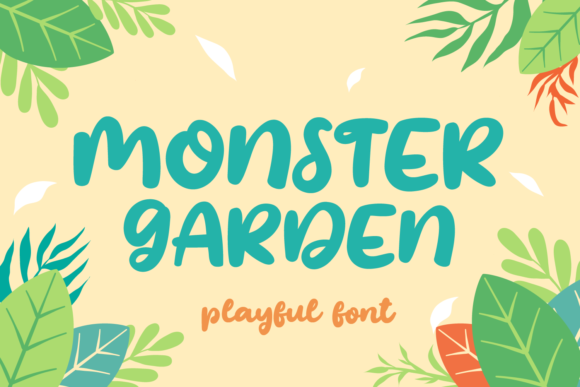 Monster Garden: A Playful Display Font That Actually Works