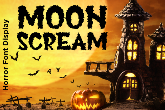 Moon Scream: A Chunky Display Font That Makes Handmade Goods Shine