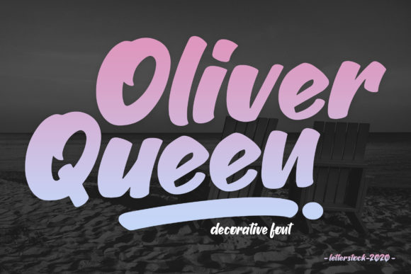 Oliver Queen: A Bold, Brushed Display Font That Earns Its Place