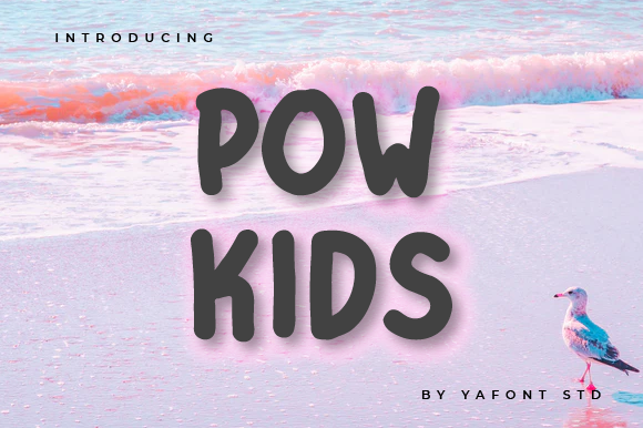 Pow Kids: A Playful Display Font That Feels Like Childhood, Done Right