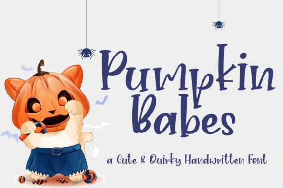 Pumpkin Babes: A Playful Display Font for Digital Branding