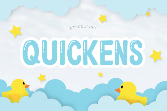 Quickens: A Playful Display Font That Makes Your Brand Feel Human