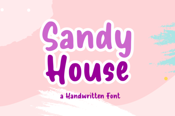 Sandy House: A Playful Display Font for Digital Brand Moments