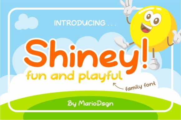 Shiney: A Joyful Display Font for Small Business Branding