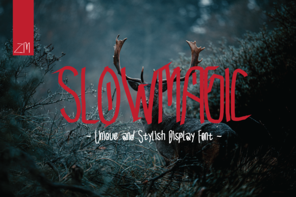 Slow Magic Display Font for Handmade Creators
