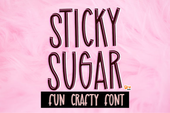 Sticky Sugar: A Friendly Display Font for Small Business Branding