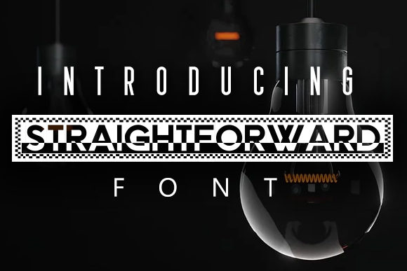 Straightforward: A Display Font That Builds Brand Confidence