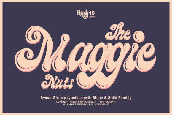 The Maggie Nuts: A Retro Display Font That Sells