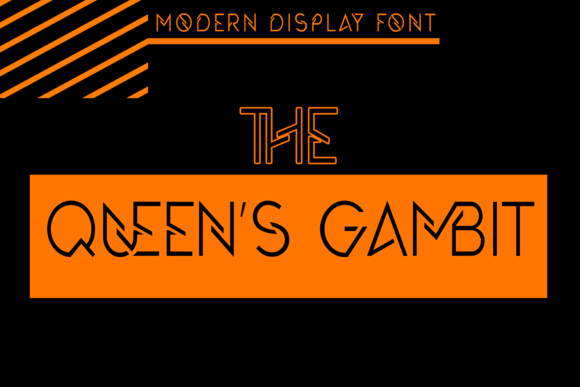 The Queen’s Gambit: A Sci-Fi Display Font for Scroll-Stopping Campaigns