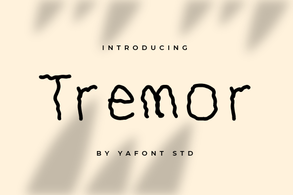 Tremor: A Display Font That Adds Editorial Energy