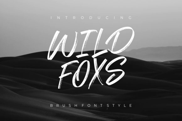 Wild Foxs: A Brushed Display Font That Brings Warmth to Digital Branding