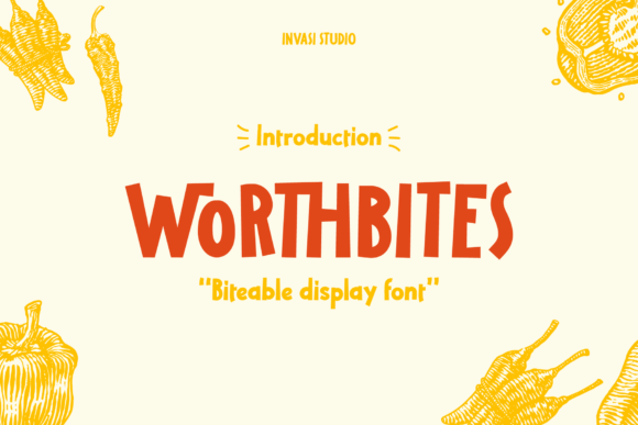 Worthbites: A Bold Display Font That Grabs Attention—Fast